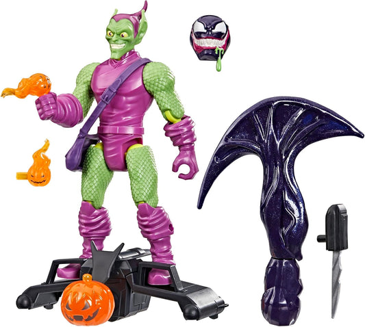 Spider-Man MixMashers Marvel Green Goblin Custom Mix-and-Match Deluxe Action Figure & Accessories, 5-Inch-Scale (12 cm) Super Hero Toys, Ages 4+