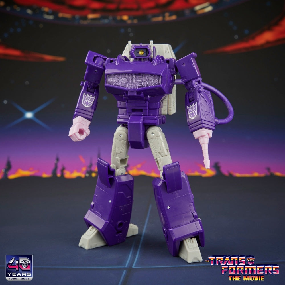 Transformers Studio Series The The Movie Shockwave Voyager Class 6.5-Inch Converting Action Figure, Robot Toys for Ages 8+