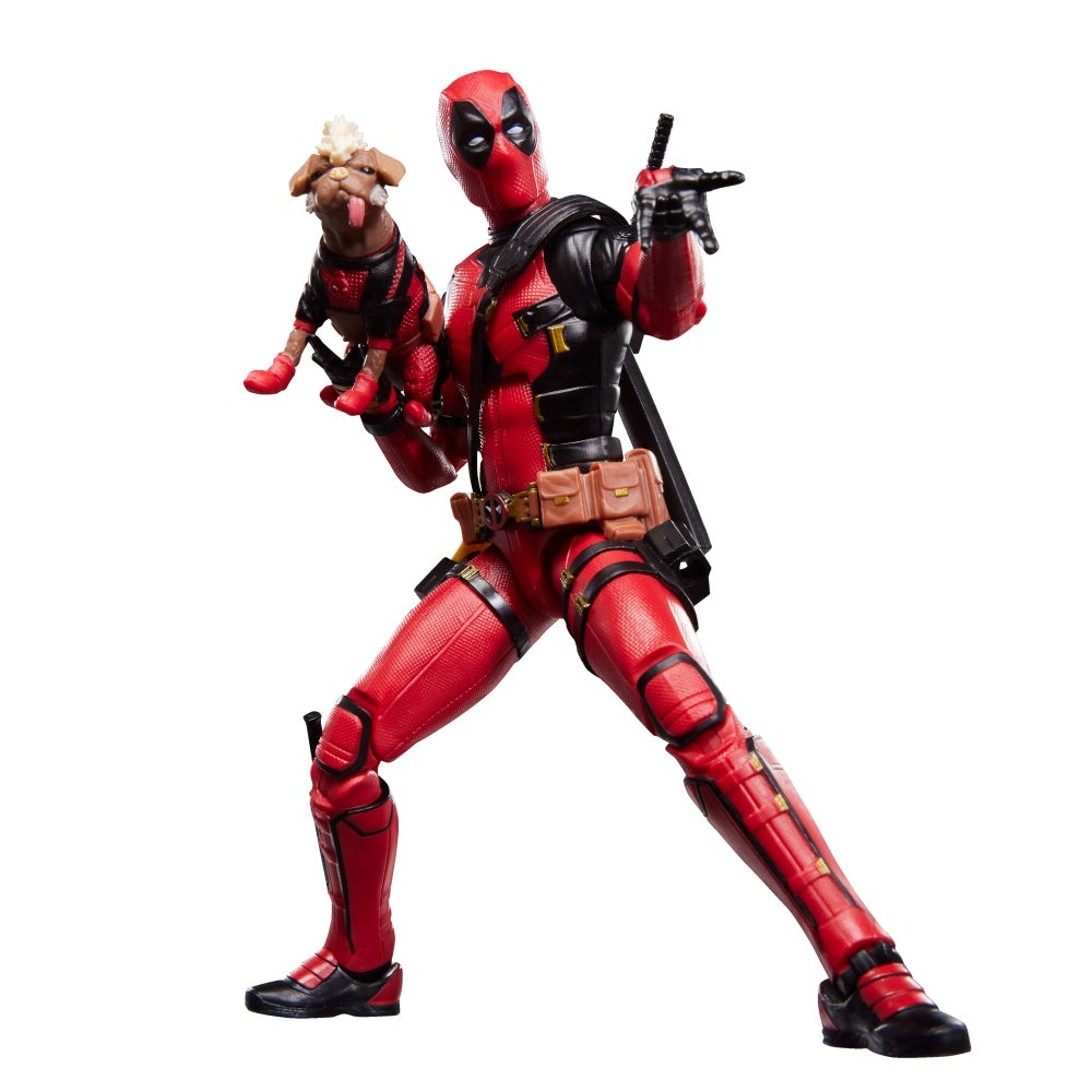 Marvel Legends Series Dogpool and Deadpool, Marvel Studios' Deadpool & Wolverine Movie Collectible 6-Inch Action Figure Gift