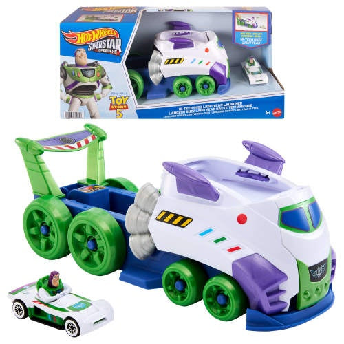 HOT WHEELS SUPERSTAR SPEEDERS™ Hi-Tech Buzz Lightyear Launcher