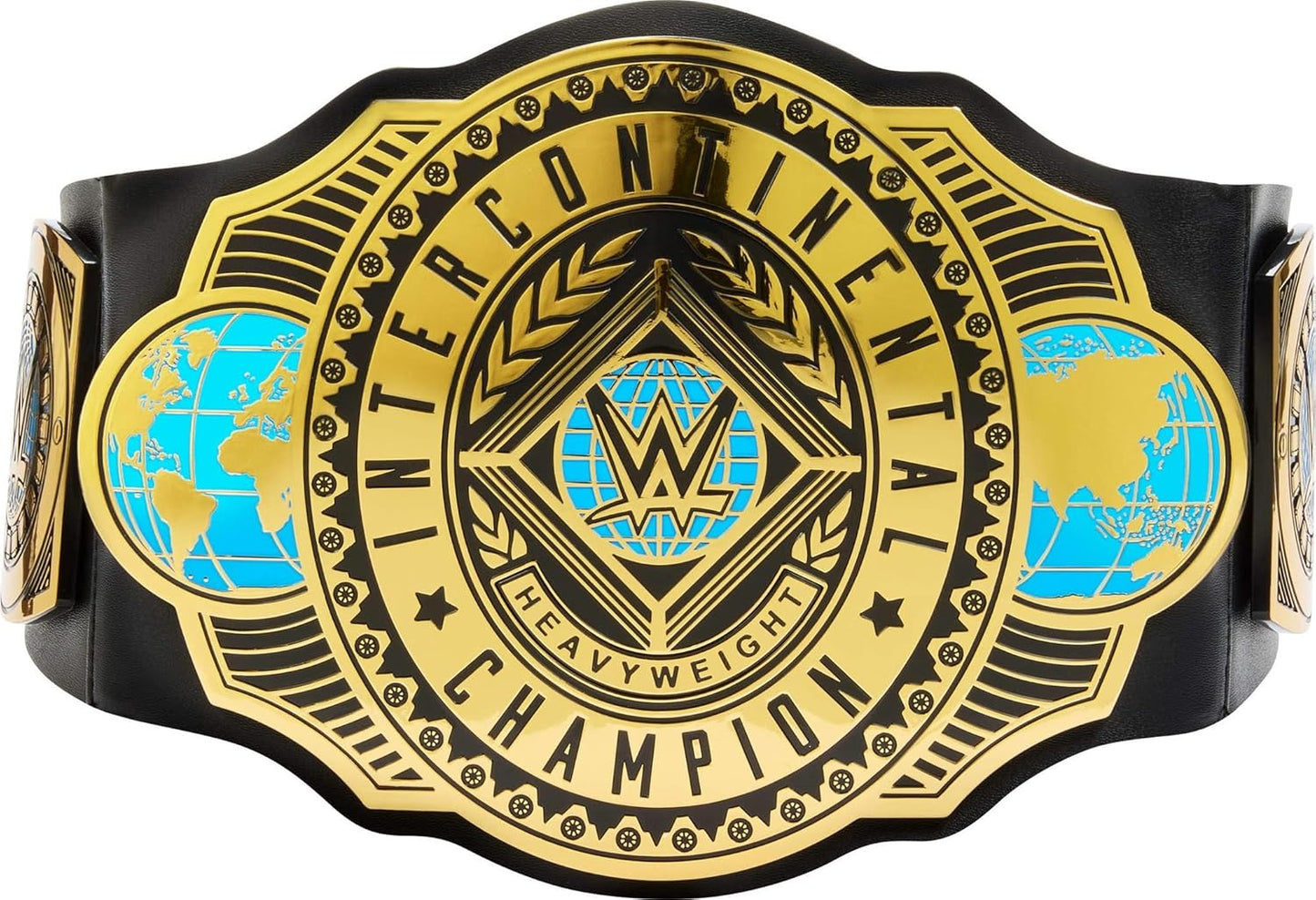 Mattel WWE Championship Title, Intercontinental Champion, Kid-Sized Belt Accessory for Role-Play & Costumes, 3+ feet Long with One-Time Adjustment
