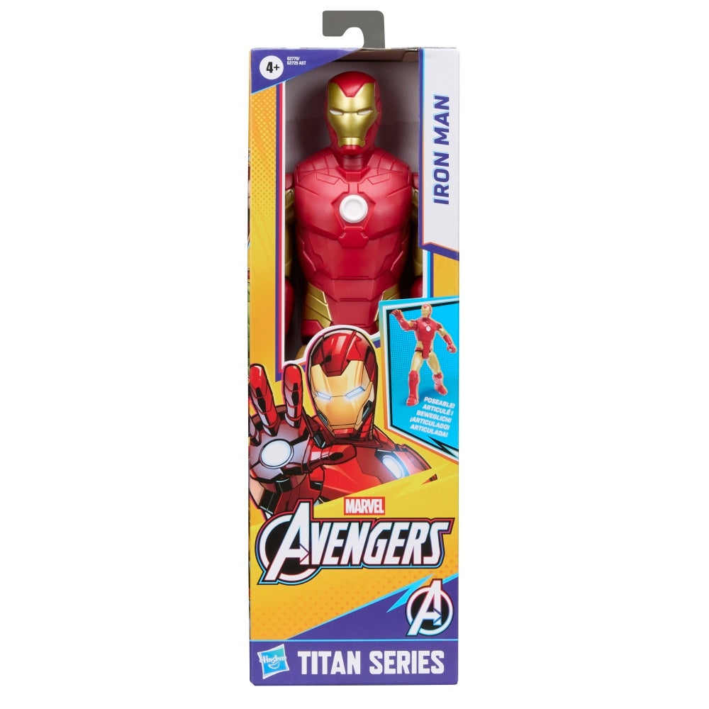 AVENGERS Marvel Titan Series Iron Man 11.5-Inch (29.2 CM) Action Figure, Super Hero Figures & Toys for Kids, Ages 4+