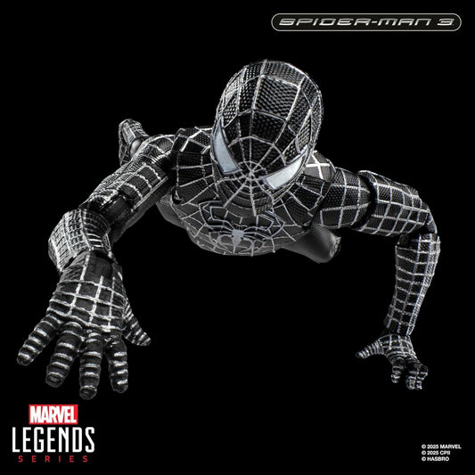 Marvel Legends Series Spider-Man, Spider-Man 3 Collectible 6 Inch Action Figure with Symbiote Accessories