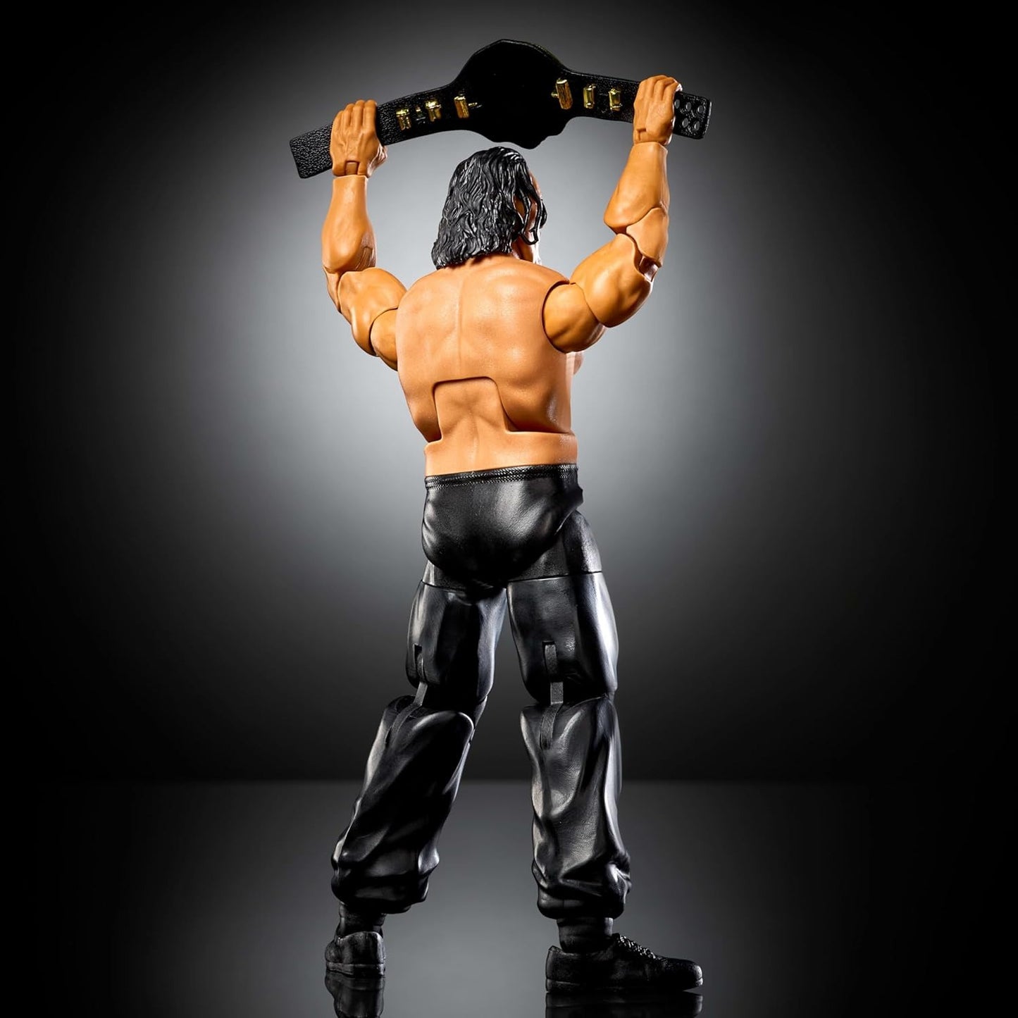 Mattel WWE Elite Action Figure & Accessories, Series #123 Set, 6-inch Collectible Great Khali with 25 Articulation Points & Swappable Hands
