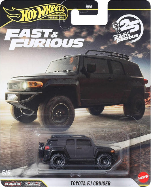 Hot Wheels Cars, Premium Fast & Furious 1:64 Scale Die-Cast Car for Collectors Inspired by Fast & Furious Movie Franchise