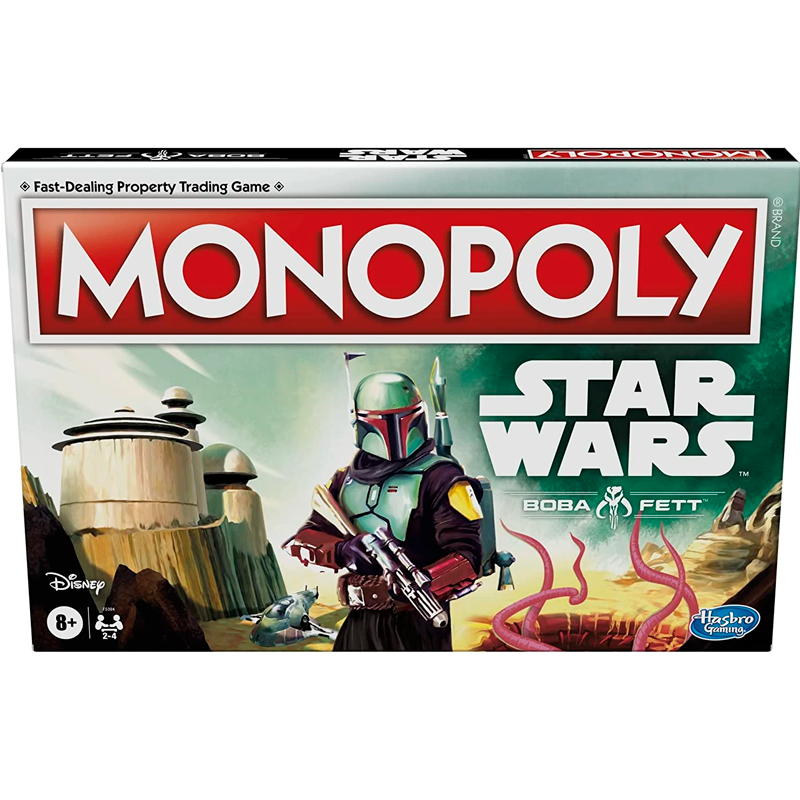 Monopoly: Star Wars Boba Fett Edition Board Game for Kids Ages 8 and Up,