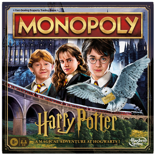 Monopoly Harry Potter Edition Board Game | A Magical Adventure at Hogwarts | Ages 8 and Up | 2 to 6 Players | Family Games | Gifts for Kids and Adults