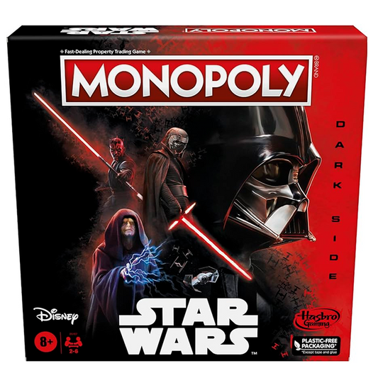 Hasbro Gaming Monopoly: Disney Star Wars Dark Side Edition Board Game for Families and Kids Ages 8+, Gift, Family Game Night