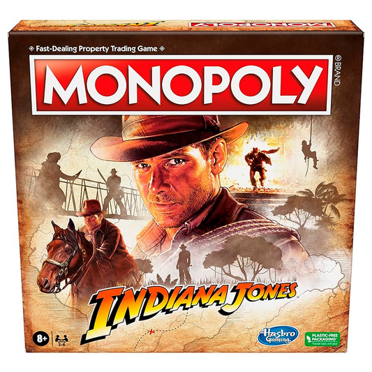 Hasbro Gaming Monopoly Indiana Jones Game, Inspired by The Indiana Jones Movies, Board Game for 2-6 Players, Ages 8 and Up