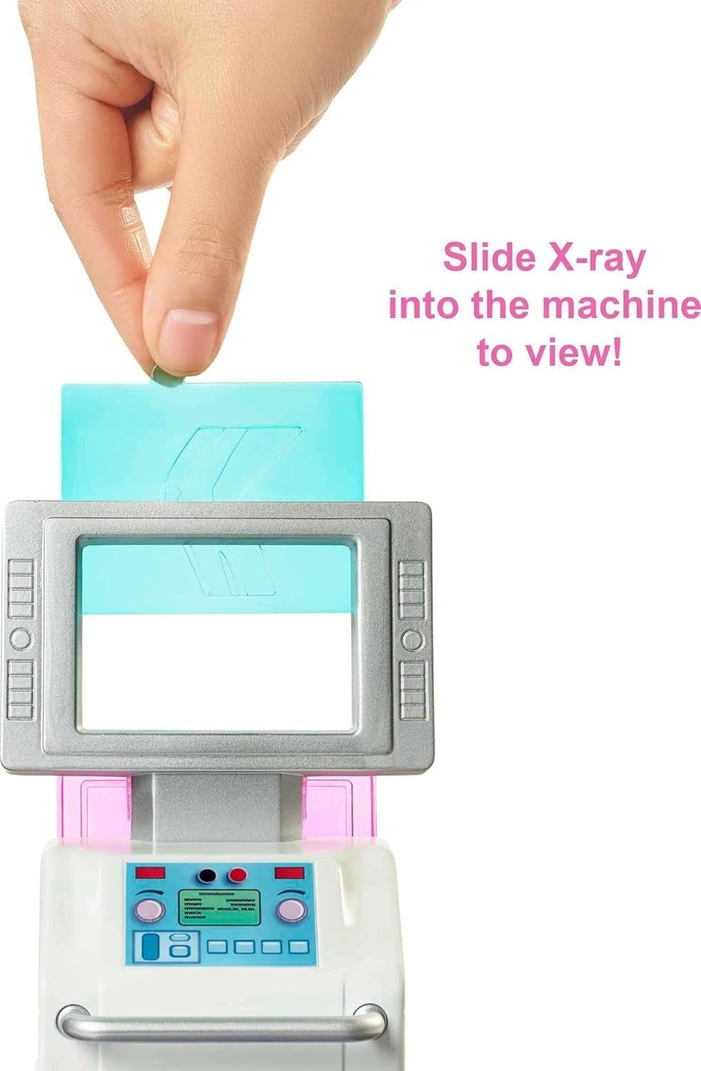 Barbie Fast Cast Clinic Playset, Brunette Barbie Doctor Doll, 30+ Play Pieces, 4 Play Areas, Cast & Bandage Making, Medical & X-ray Stations, Exam Table, Gift Shop & More, Great Toy for 3 Years & Up