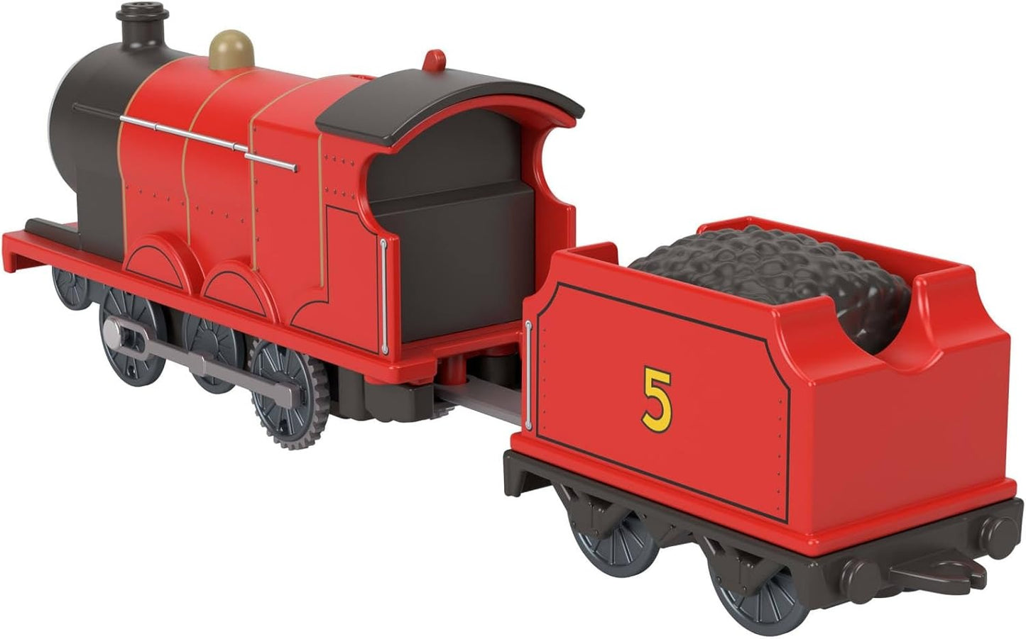 Thomas & Friends Motorized Toy Train, Classic James Battery-Powered Engine & Cargo Car, Storytelling Play for Preschoolers, JGF95