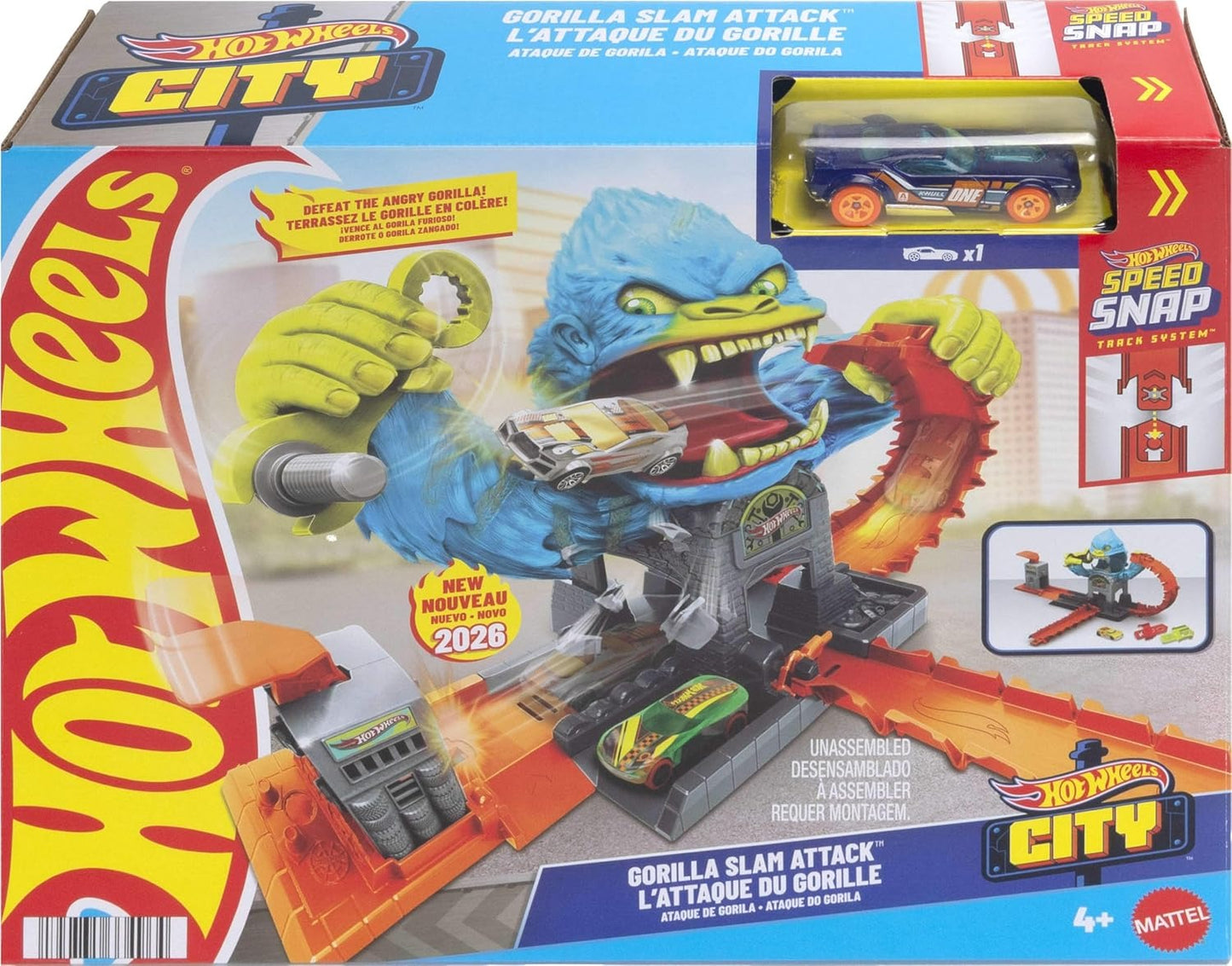 Hot Wheels City Gorilla Slam Attack