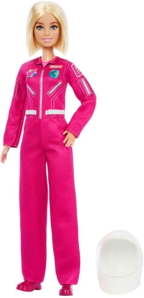 Barbie Careers Astronaut Fashion Doll Wearing Removable Look with Pink Spacesuit & Shoes, Plus Helmet Accessory, 2026 Career of The Year