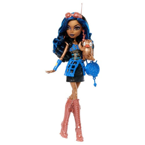 Monster High Boo-riginal Creeproduction Doll, Robecca Steam Collectible Reproduction with Doll Stand, Diary, and Pet Penguin Captain Penny