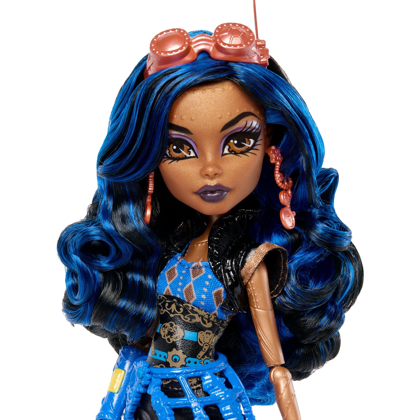 Monster High Boo-riginal Creeproduction Doll, Robecca Steam Collectible Reproduction with Doll Stand, Diary, and Pet Penguin Captain Penny