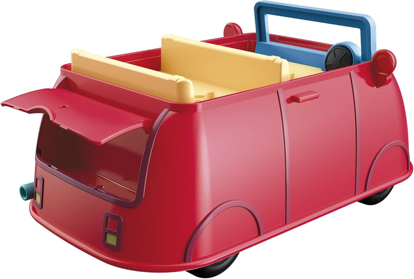 Peppa Pig Peppa’s Adventures Peppa’s Family Red Car Preschool Toy, Speech and Sound Effects, Includes 2 Figures, for Ages 3 and Up