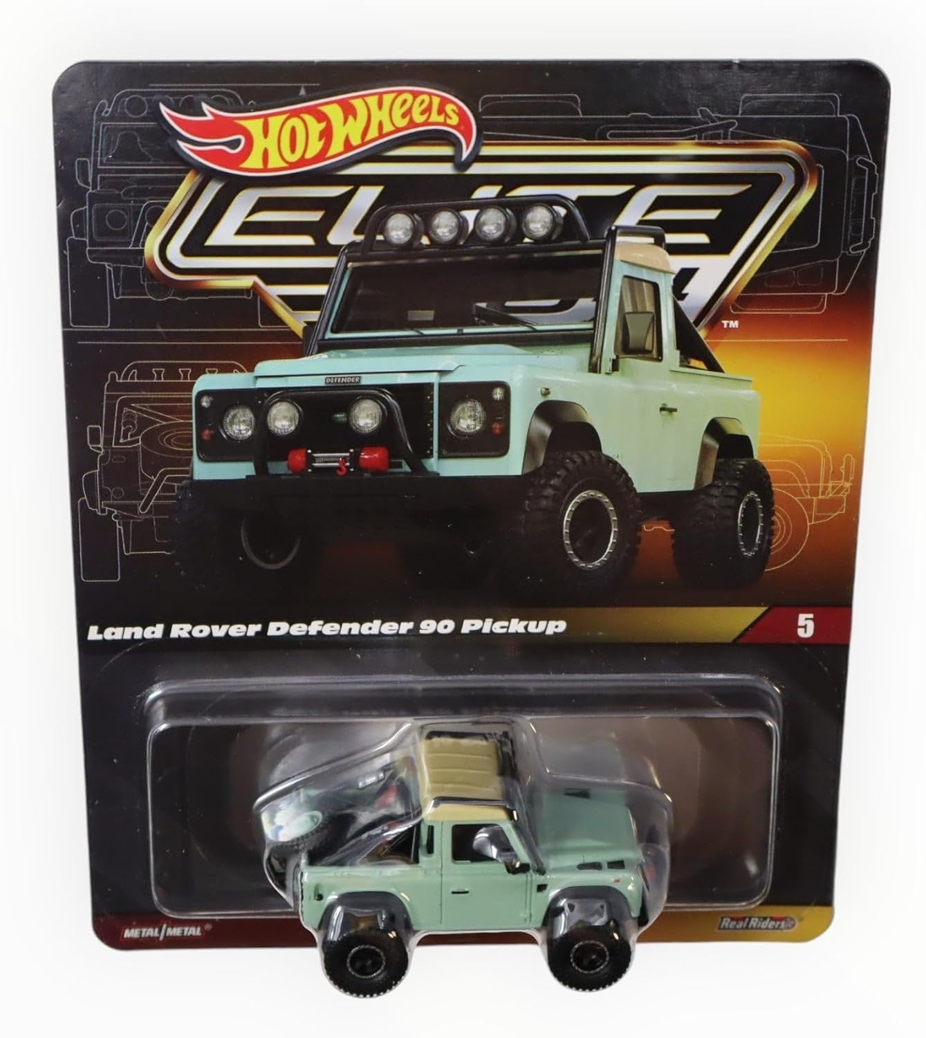 Hot Wheels Land Rover Defender '90 Pickup - Elite 64 (2023) #5
