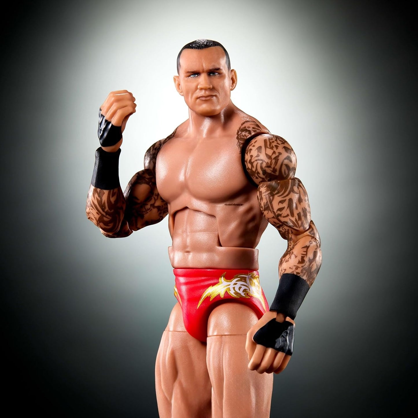 Mattel WWE Elite Collection Top Picks Action Figures & Accessories Set, 6-inch Collectible Randy Orton with Swappable Hands & Ring Gear (Styles May Vary)