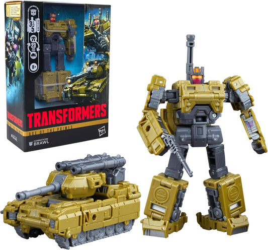 Transformers Age of The Primes Combaticon Brawl, Voyager Class 5.5-Inch Converting Action Figure, Robot Toys for Ages 8+