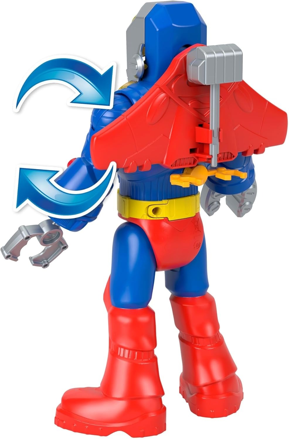 Fisher-Price Imaginext DC Super Friends Superman Toy Insider & Exo Suit 12-Inch Robot with Lights & Sounds for Kids Ages 3+ Years