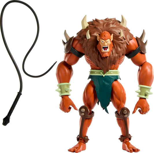 Masters of The Universe Origins Action Figure Deluxe Beast Man Cartoon Collection, 5.5-inch 1980s TV Villain, Detailed Design