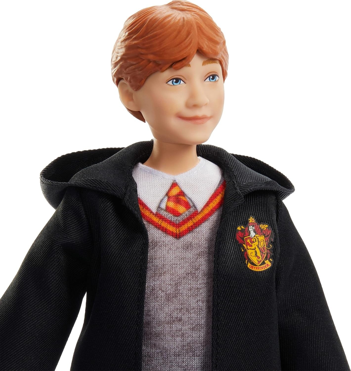 Mattel Harry Potter Toys, Ron Weasley Fashion Doll in Removable Signature Hogwarts Uniform with Wand Accessory, Inspired by The Movie