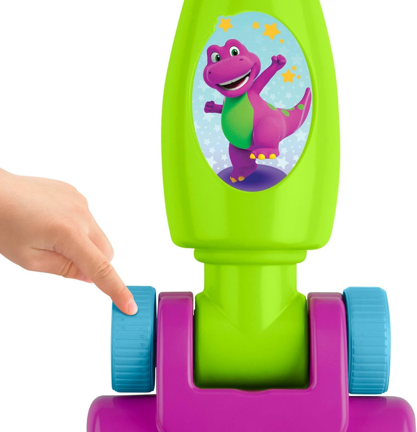 Barney’s World Toddler Toy Clean Up Vacuum Electronic Push Along, Lights Music & Games for Preschool Kids Ages 2+ Years
