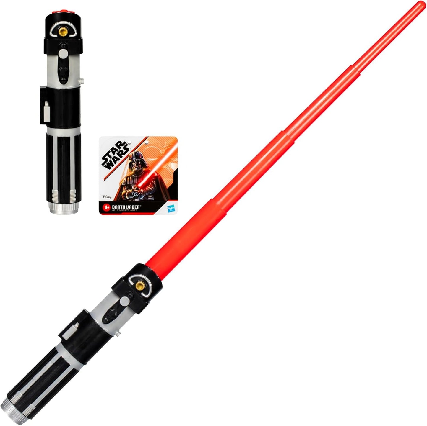 STAR WARS Non-Electronic Darth Vader Lightsaber, Officially Licensed Red Lightsaber, Roleplay Toys for Boys & Girls Ages 4+