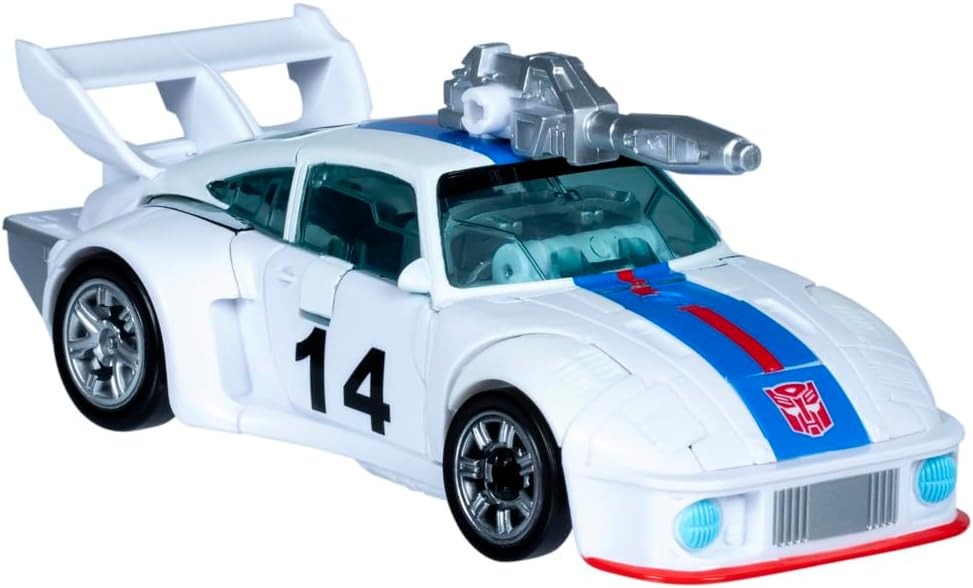 Transformers Toys Studio Series Deluxe Class Transformers: The Movie Autobot Jazz, 4.5-inch Converting Action Figure, Robot Toys, 8+