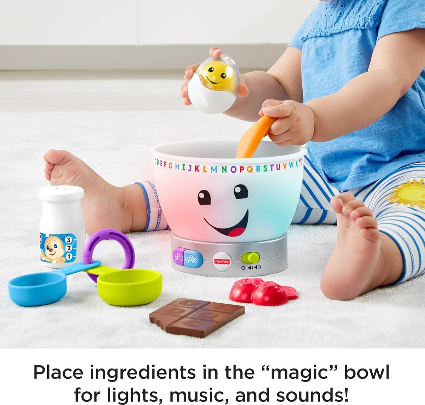 Fisher-Price Laugh & Learn Magic Color Mixing Bowl