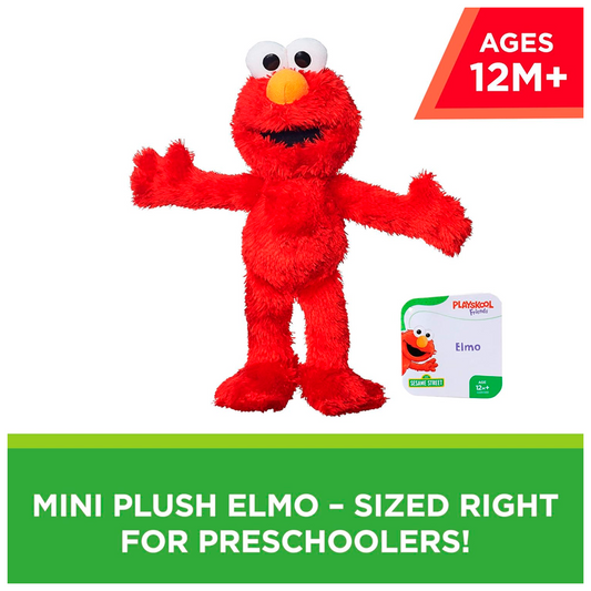 Sesame Street Mini Plush Elmo Doll: 10" Elmo Toy for Toddlers and Preschoolers, Toy for 1 Year Old and Up