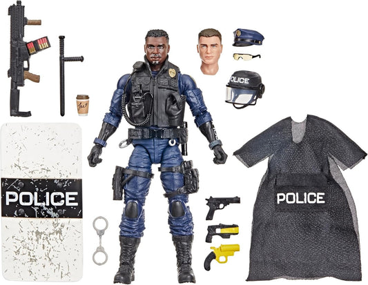 G.I. Joe Classified Series Legacy Collection: Action Joe — Police Emergency Service Unit (ESU), Collectible 6-Inch Action Figure with 14 Accessories