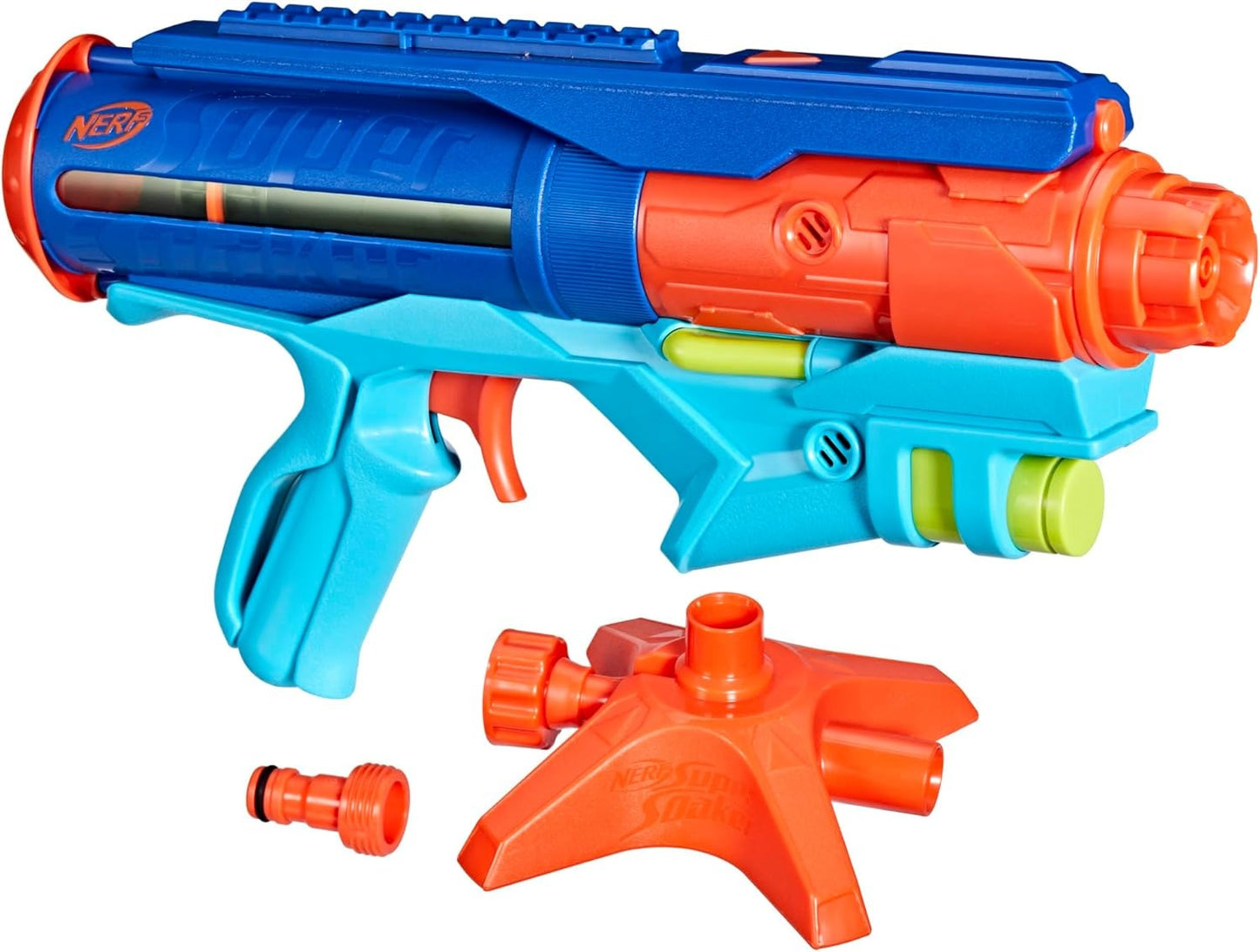 Nerf Super Soaker Power Drench Water Blaster, High Performance Pressurized Blasting, Easy Fill Station, Water Toys, Ages 8+