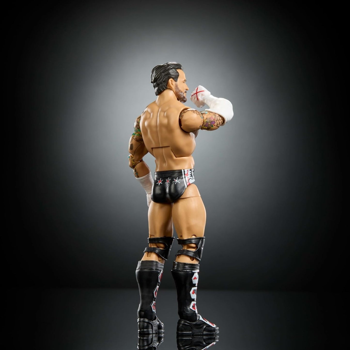 Mattel WWE Elite Collection Top Picks Action Figures & Accessories Set, 6-inch Collectible CM Punk with Swappable Hands & Ring Gear (Styles May Vary)