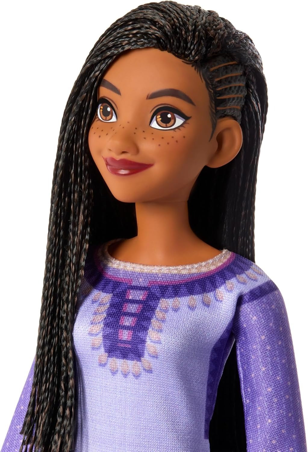 Mattel Disney Wish Toys, Asha of Rosas Posable Fashion Doll with Natural Hair, Removable Clothes, Shoes & Accessories