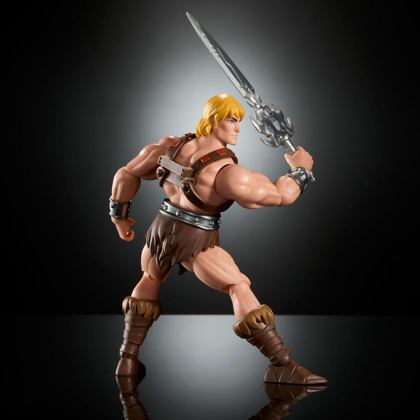 Masters of The Universe Origins Action Figure 200X Cartoon Collection He-Man, 5.5 Inch 1980s Motu TV Hero, Detailed Design & Power Sword Accessory