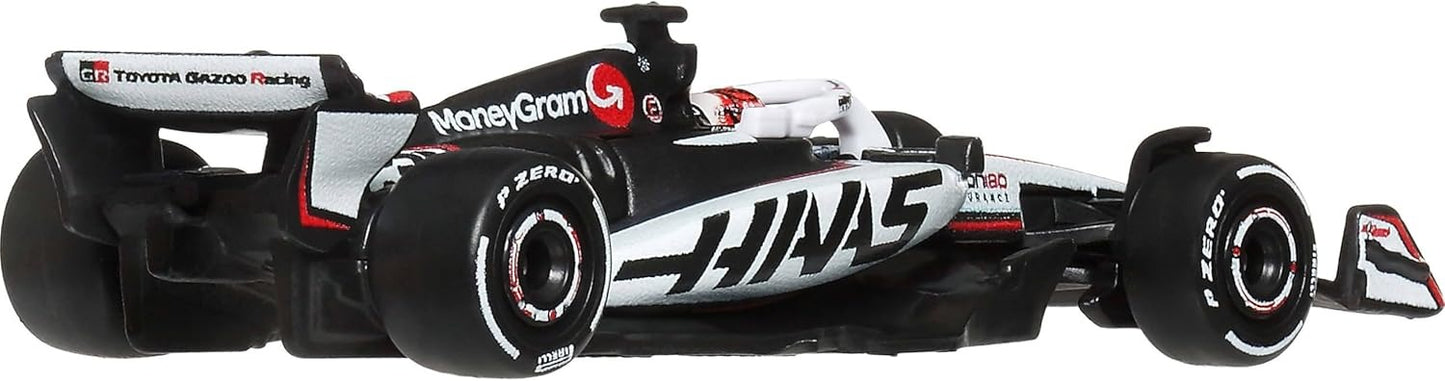 Hot Wheels 1:64 Scale Premium Die-Cast Formula 1 Collectible Toy Race Car with Real Riders Tires & Metal/Metal Body & Chassis (Styles May Vary)