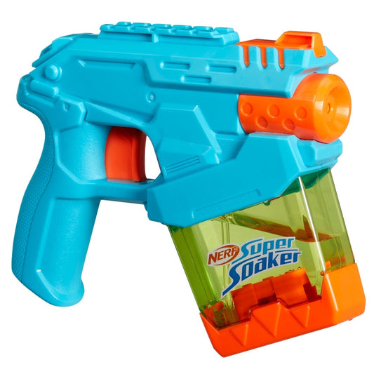 Nerf Super Soaker Mini Dunk-Fill Water Blaster, Easy Instant Fill Tank, Just Dunk & Go, 3.4 Fluid Ounce Tank, Water Toys, Ages 6+