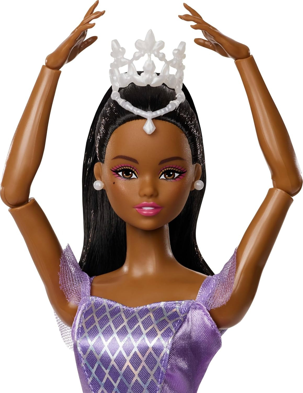 Barbie Signature Ballet Wishes Doll, Collectible Fashion Doll in Satiny, Purple Tutu with Black Ponytail Hair and Giftable Packaging