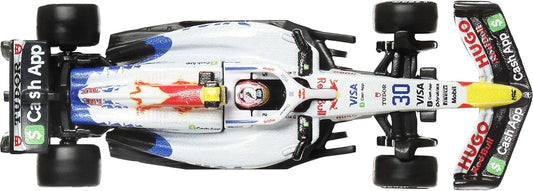 Hot Wheels 1:64 Scale Premium Die-Cast Formula 1 Collectible Toy Race Car with Real Riders Tires & Metal/Metal Body & Chassis (Styles May Vary)