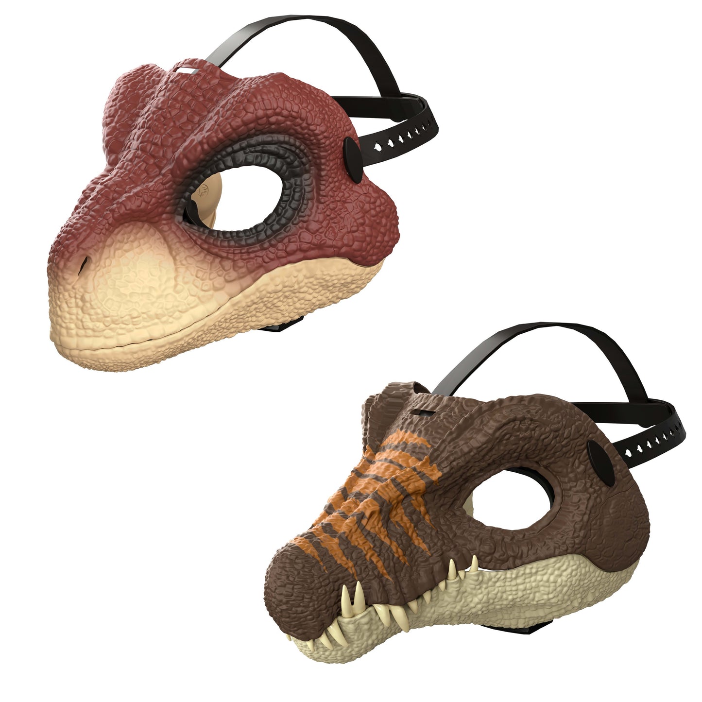 Bundle of Mattel Jurassic World Rebirth Spinosaurus Dinosaur Mask, Openable Jaw, Adjustable Strap + Mattel Jurassic World Rebirth Spinosaurus Battle Claws, 10.8-Inch Long, Stretchy Strap