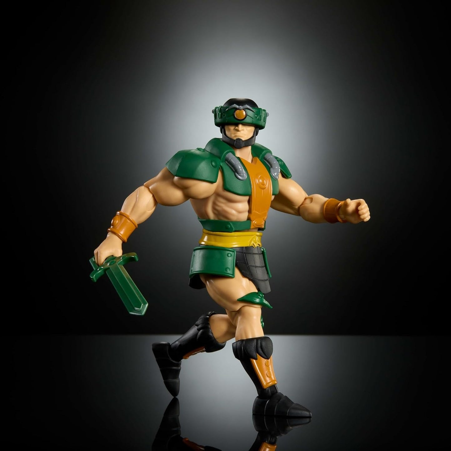 Masters of The Universe Origins Action Figure 200X Cartoon Collection Tri-Klops, 5.5 Inch 1980s Motu TV Toy, Detailed Design Turnable Visor & Sword