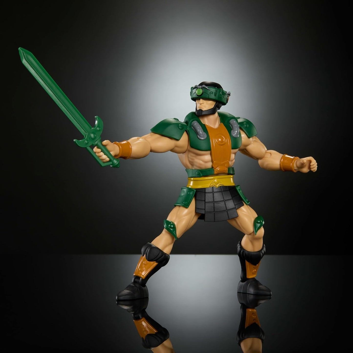 Masters of The Universe Origins Action Figure 200X Cartoon Collection Tri-Klops, 5.5 Inch 1980s Motu TV Toy, Detailed Design Turnable Visor & Sword