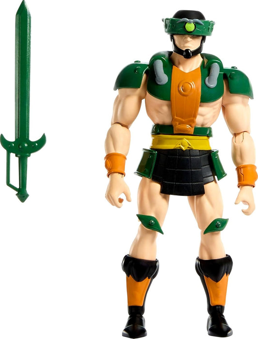 Masters of The Universe Origins Action Figure 200X Cartoon Collection Tri-Klops, 5.5 Inch 1980s Motu TV Toy, Detailed Design Turnable Visor & Sword