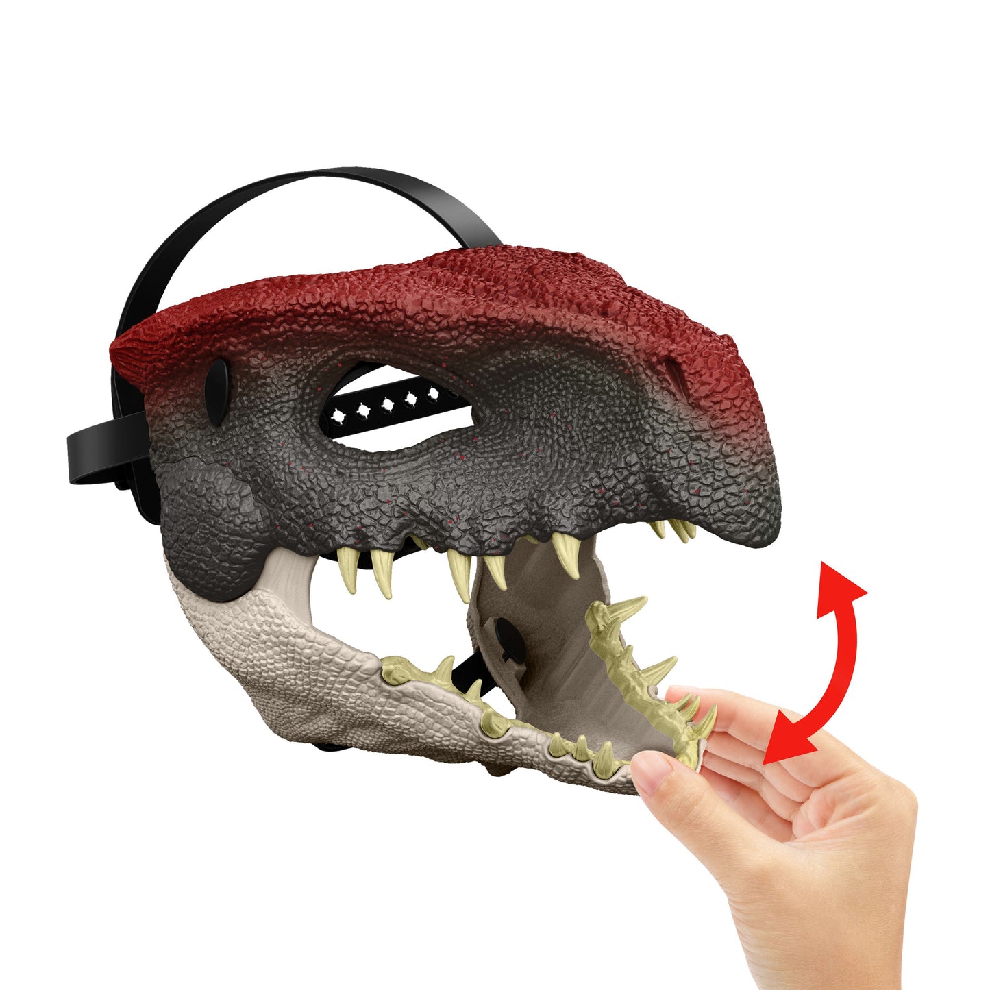 Mattel Jurassic World Rebirth Dinosaur Mask, Role-Play Head Wear, Openable Jaw, Realistic Texture and Color, Adjustable Strap