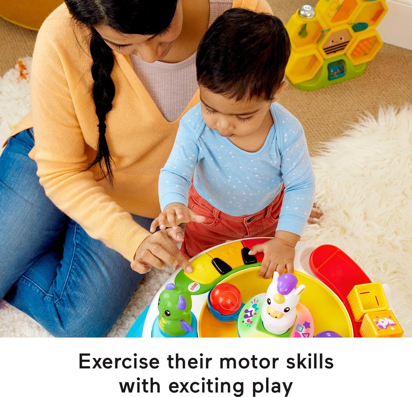 Fisher-Price Baby Play Kit Let’s Crawl & Cruise Gift Set, Developmental Toys and Activity Guide for Infants Ages 6+ Months