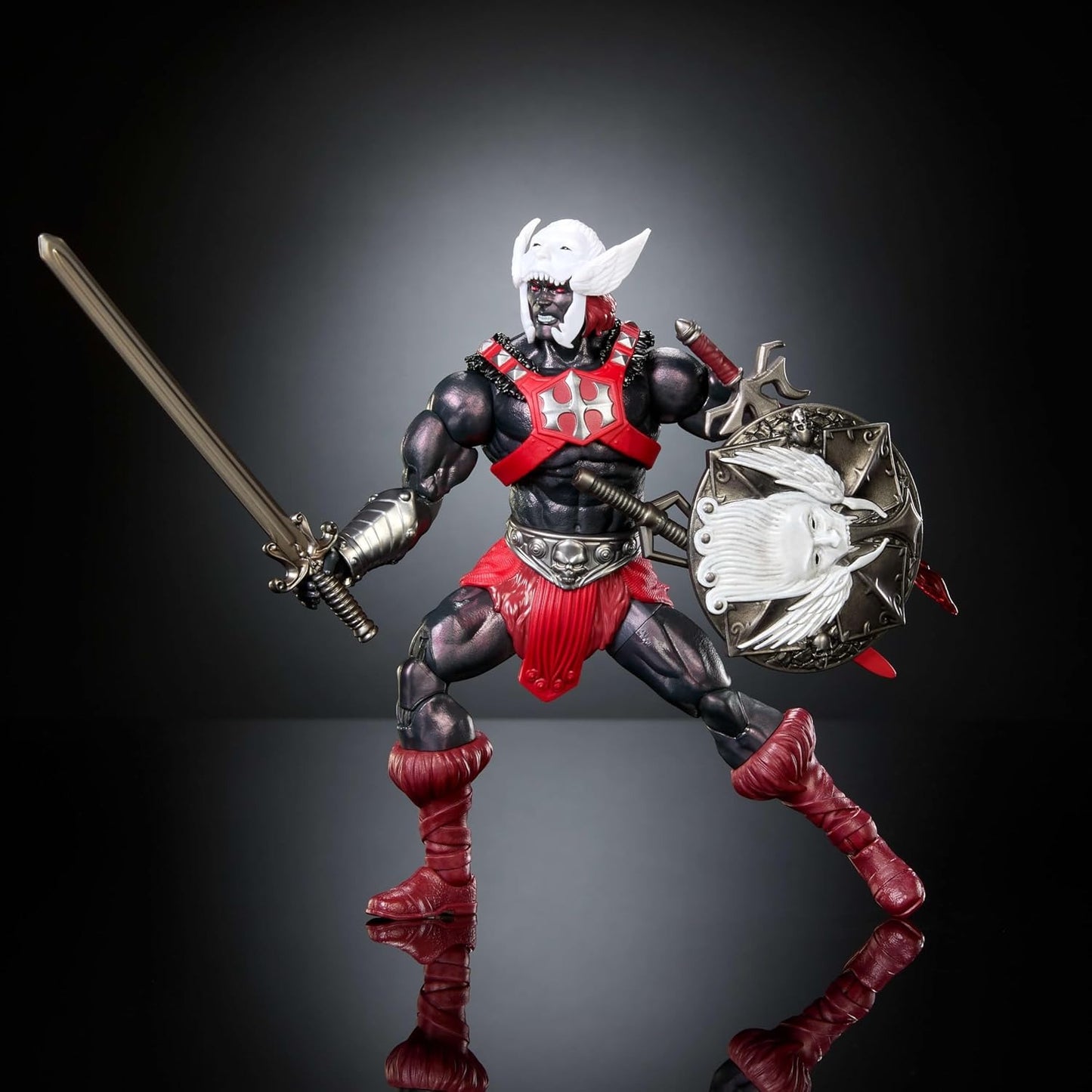 Masters of The Universe Masterverse Action Figure Anti-Eternia He-Man, 7 Inch Motu Toy, 30 Points Articulation, Removable Armor & Weapon