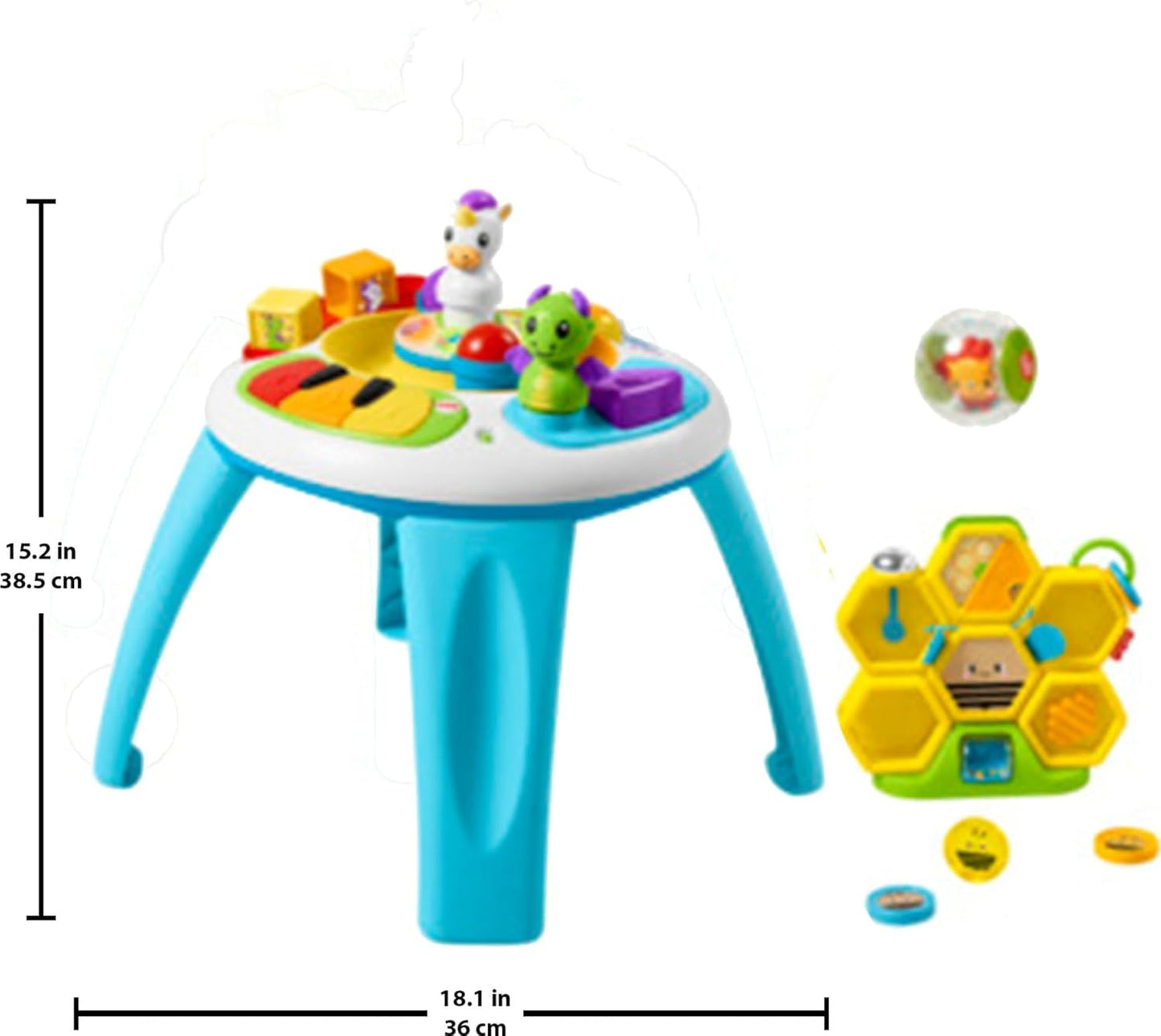 Fisher-Price Baby Play Kit Let’s Crawl & Cruise Gift Set, Developmental Toys and Activity Guide for Infants Ages 6+ Months
