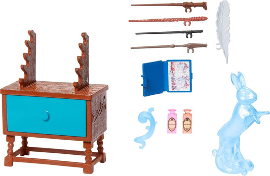 Mattel Harry Potter Toys, Diagon Alley Collectible Shops, Ollivanders Wand Shop, 10 Movie-Inspired Accessories with Surprises