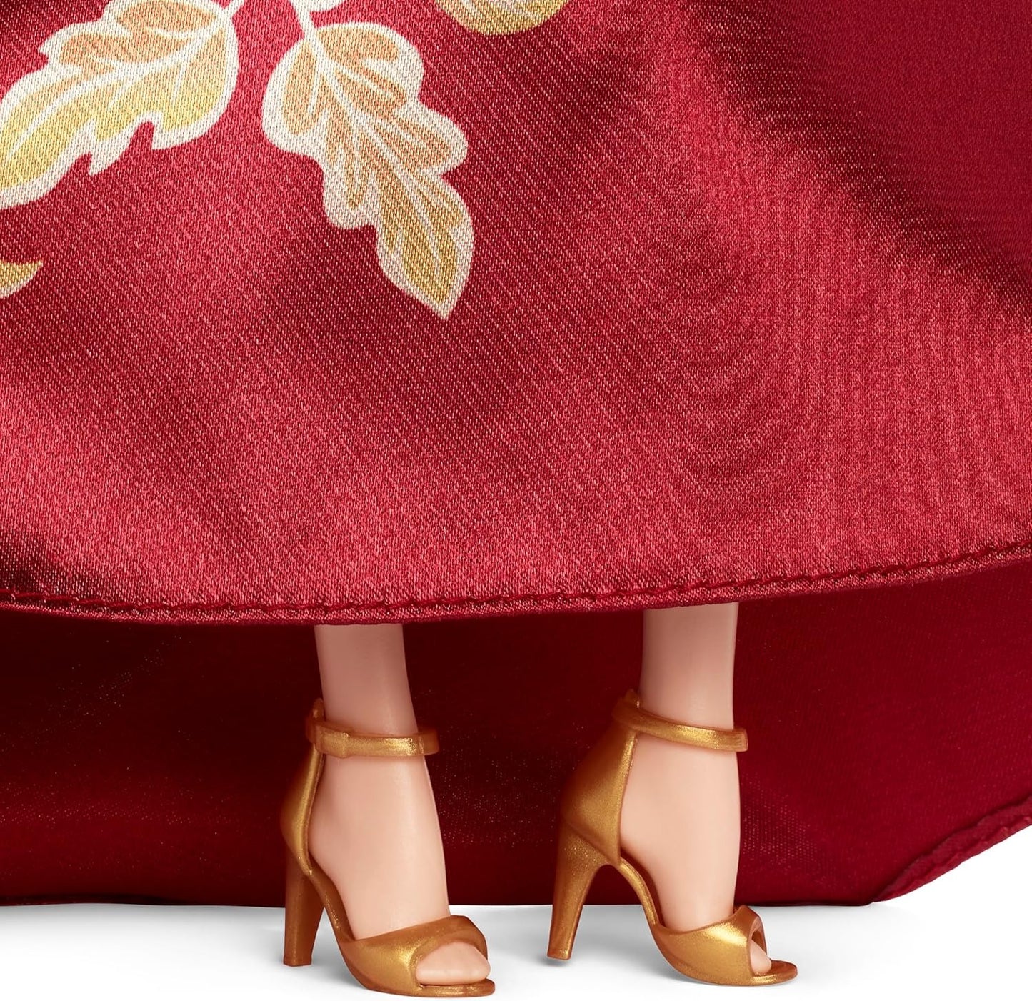 Barbie Signature Lunar New Year Fashion Doll Wearing Red Dress with Golden Peony Print, Collectible Holiday Toy